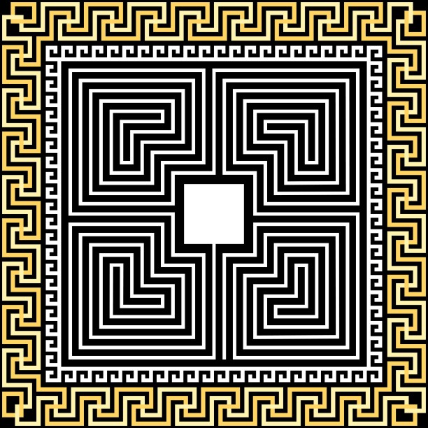 Vintage Gold Squares